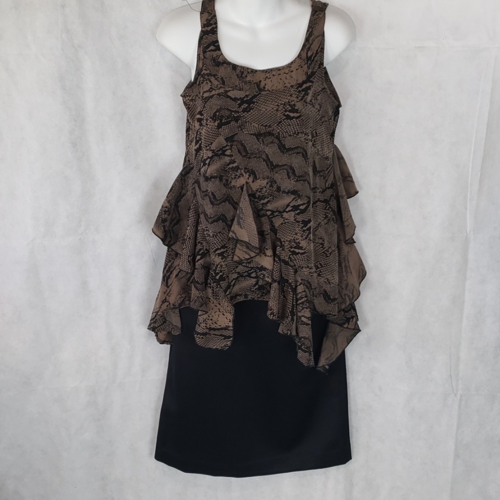 VTG JOYCE SPORTSWEAR black midi skirt size 5/6